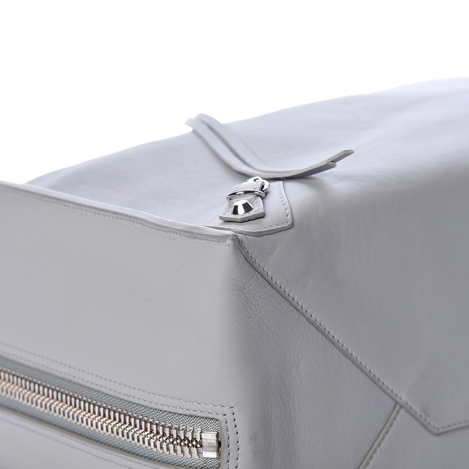 Balenciaga Veau Papier A4 Zip Around Tote Gris Glace 8 of 11
