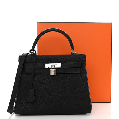 Hermes Togo Kelly Retourne 28 Black 14 of 14