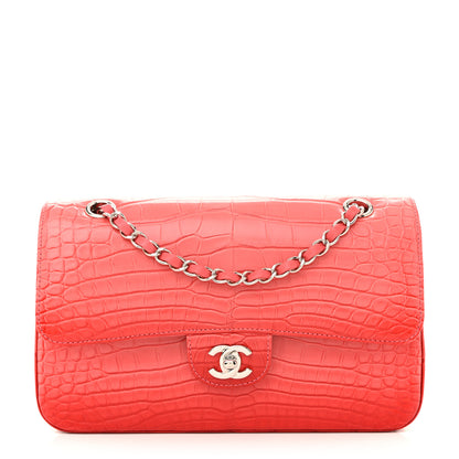 Chanel Alligator Gradient Medium Double Flap Red 1 of 13