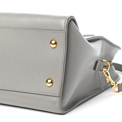 Saint Laurent Calfskin Monogram Small Cabas Fog 8 of 9