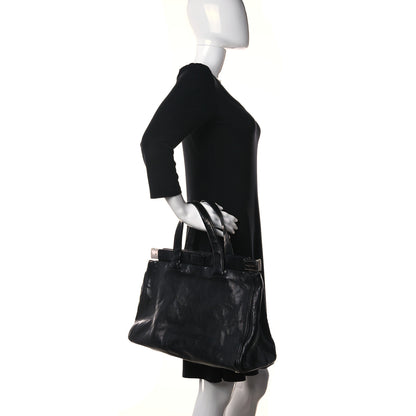 Miu Miu Vitello Lux Satchel Black 2 of 21