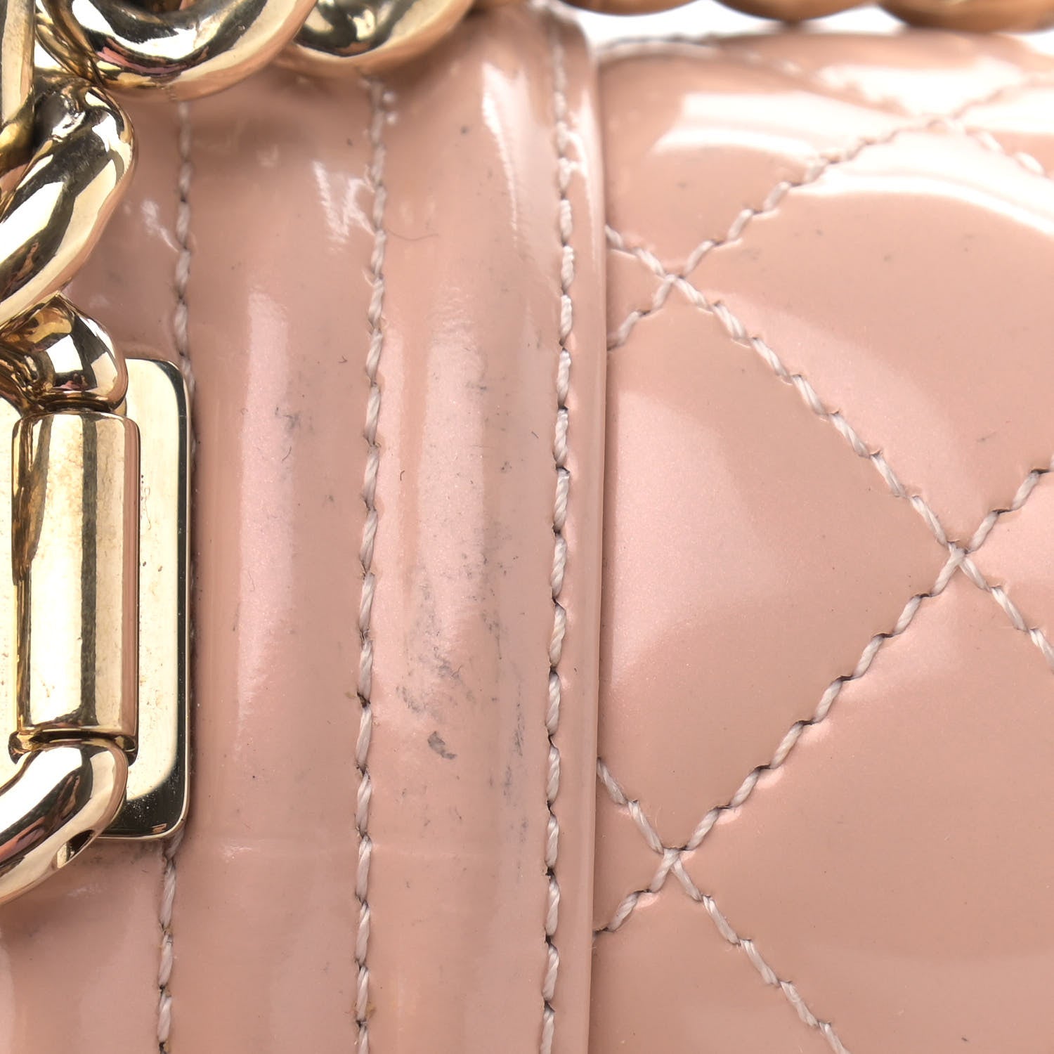 Chanel Patent Quilted New Medium Boy Flap Light Pink 11 of 11