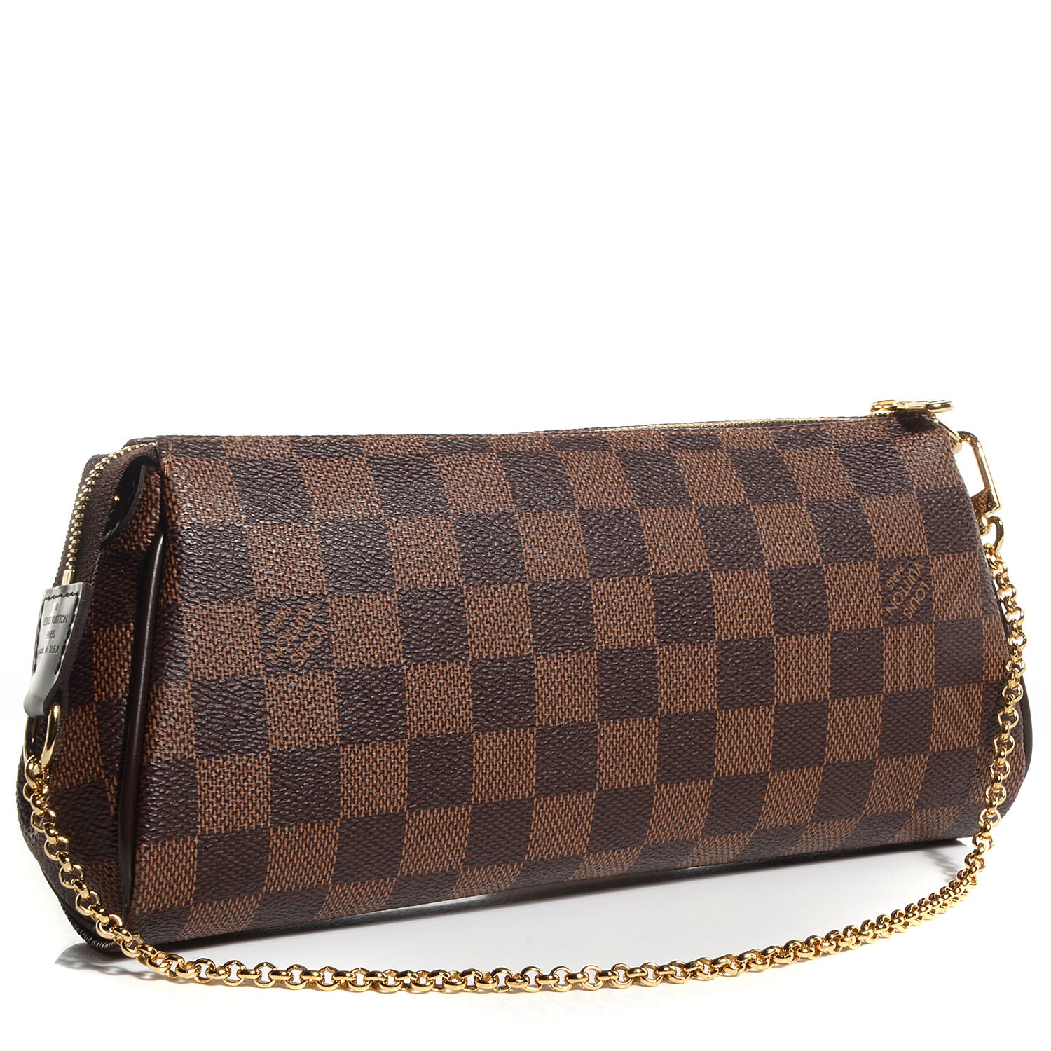 Louis Vuitton Damier Ebene Eva Clutch 3 of 8