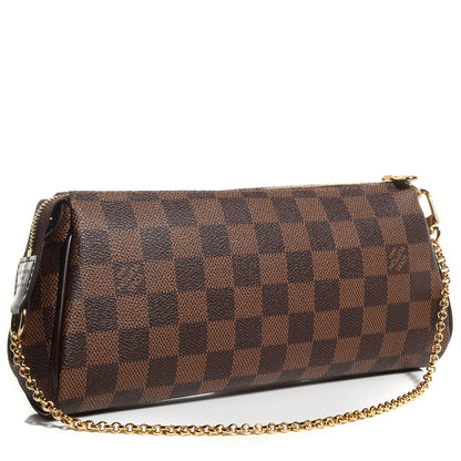 Louis Vuitton Damier Ebene Eva Clutch 3 of 8