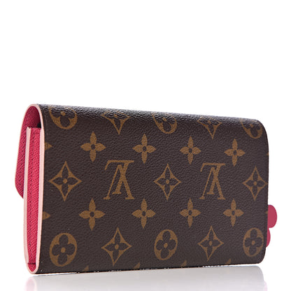 Louis Vuitton Monogram Bloom Flower Emilie Wallet 3 of 6
