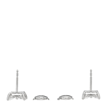 Tiffany Platinum Diamond Large Victoria Earrings 3 of 5