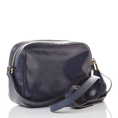 Gucci Vernice Naplack Small Soho Disco Bag Uniform Blue 3 of 11