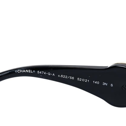 Chanel Acetate Calfskin Square Sunglasses 5474-Q-A Black 7 of 7