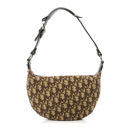 Christian Dior Monogram Buckle Hobo Brown 1 of 11