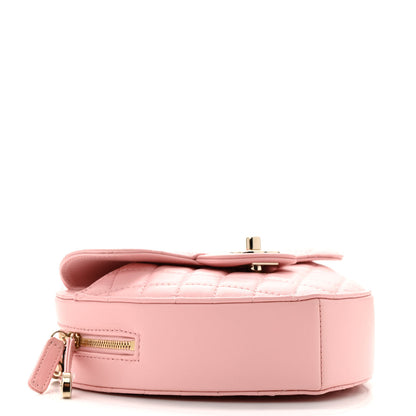 Chanel Lambskin Quilted Large CC In Love Heart Bag Light Pink 3 of 10