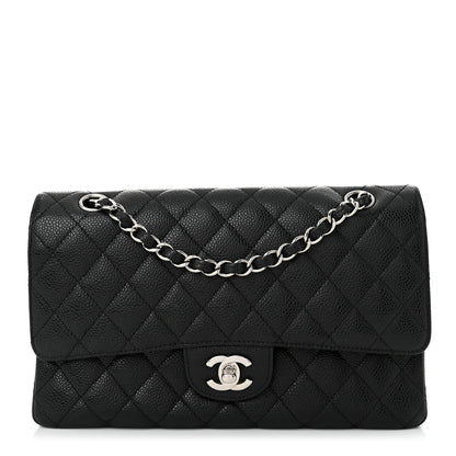 Chanel Caviar Quilted Medium Double Flap Black 1 of 10