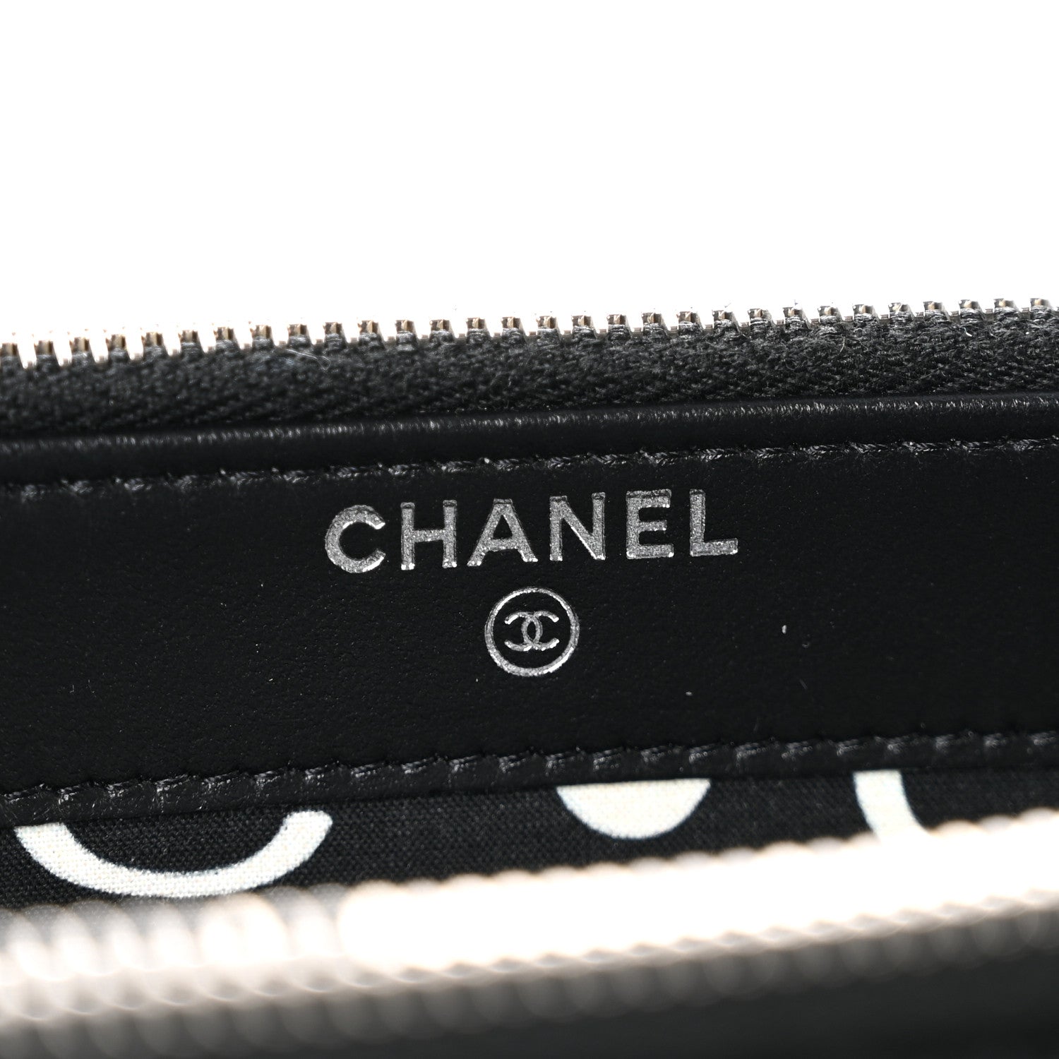 Chanel Caviar Quilted Logo Small Clutch With Chain Black 6 of 13