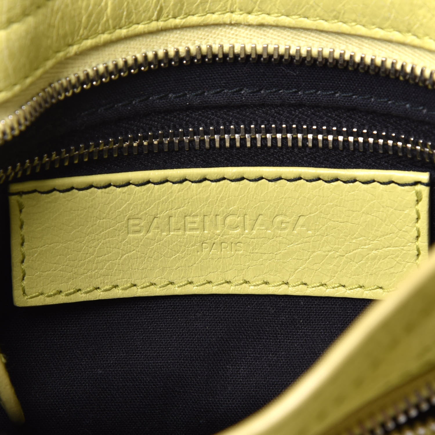 Balenciaga Agneau Giant 12 Silver Hardware Mini City Jaune Citronnade 7 of 10