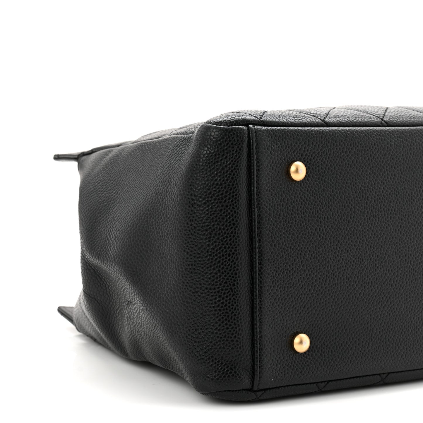 Caviar Quilted Petit Timeless Tote PTT Black