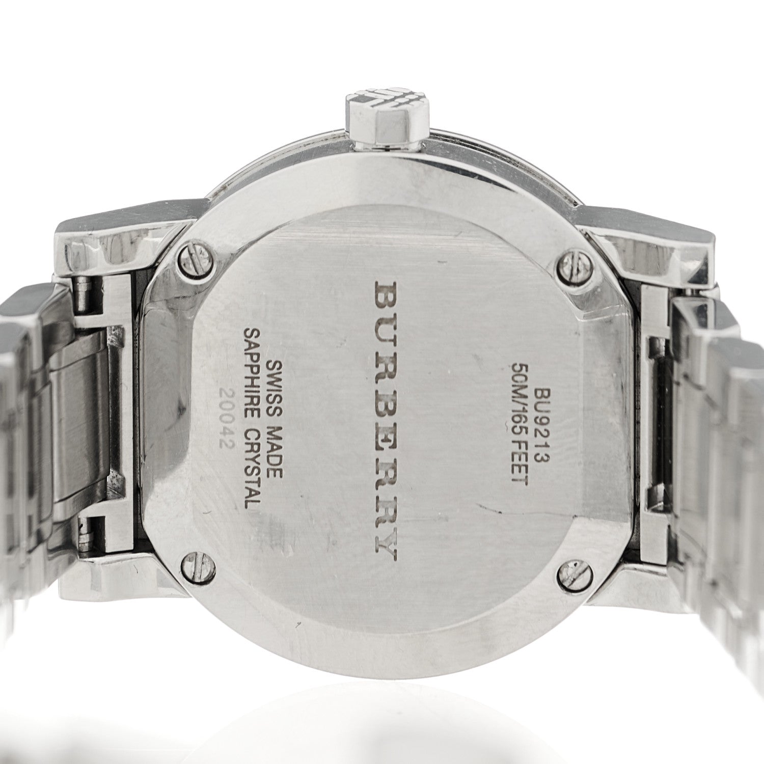 Burberry Stainless Steel Diamond 27mm Heritage Quartz Watch BU9213 4 of 4