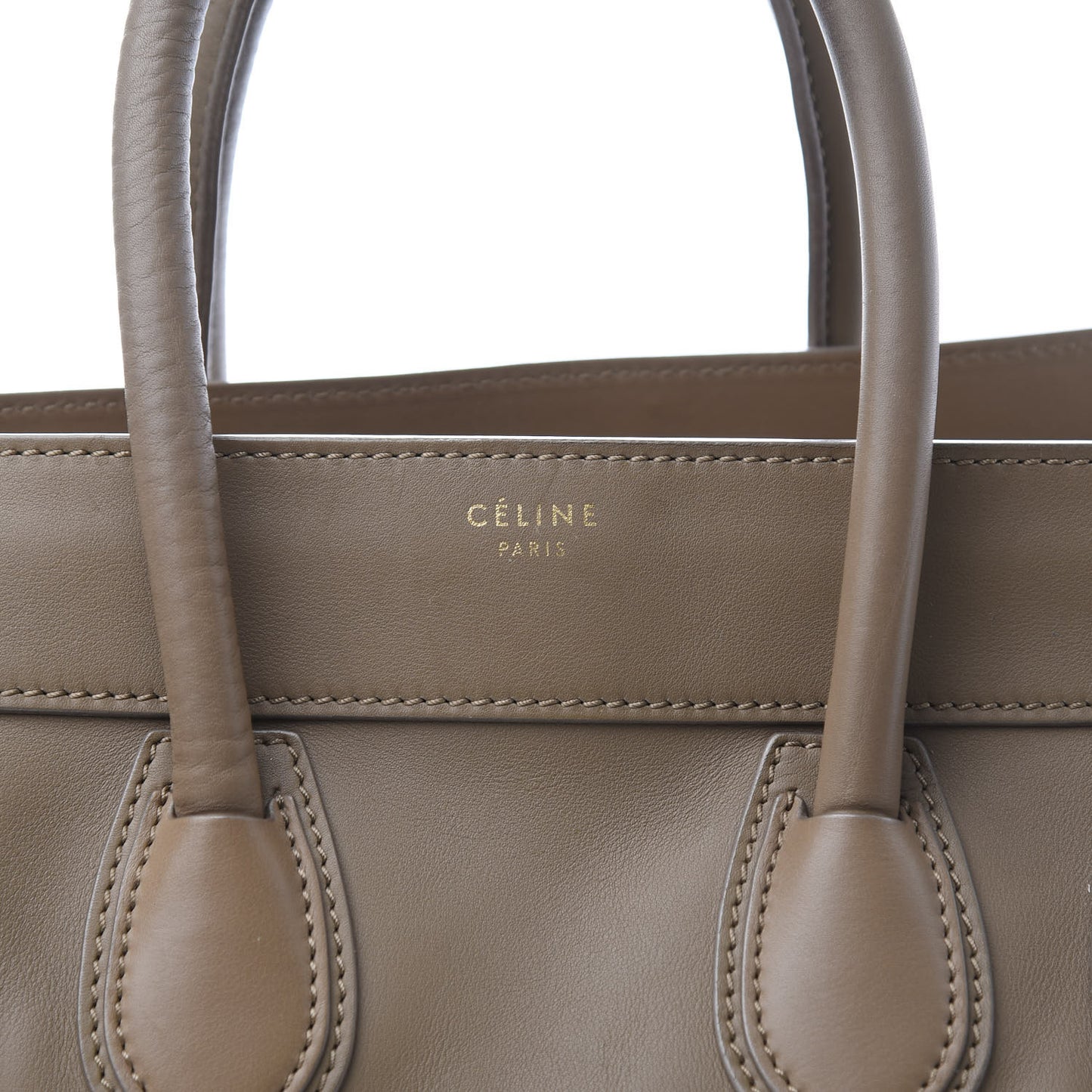 Smooth Calfskin Mini Luggage Camel