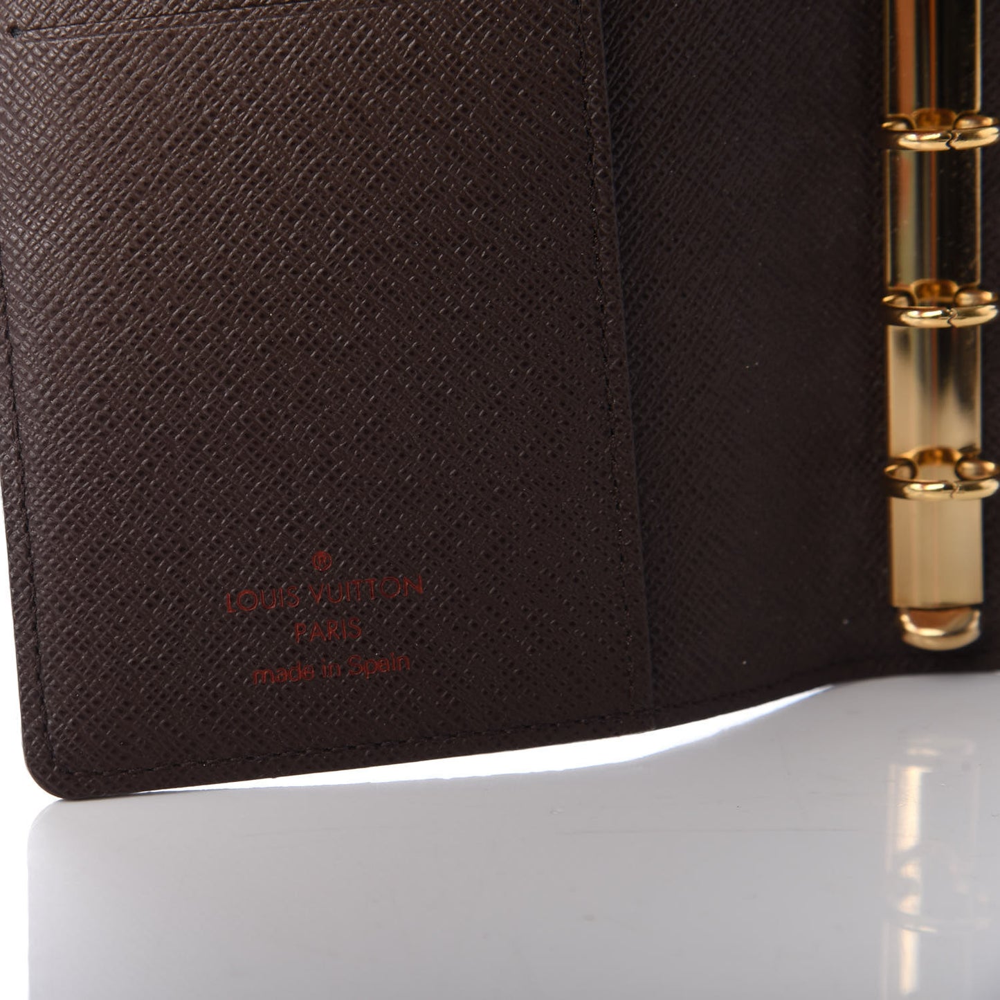 Damier Ebene Small Ring Agenda Cover