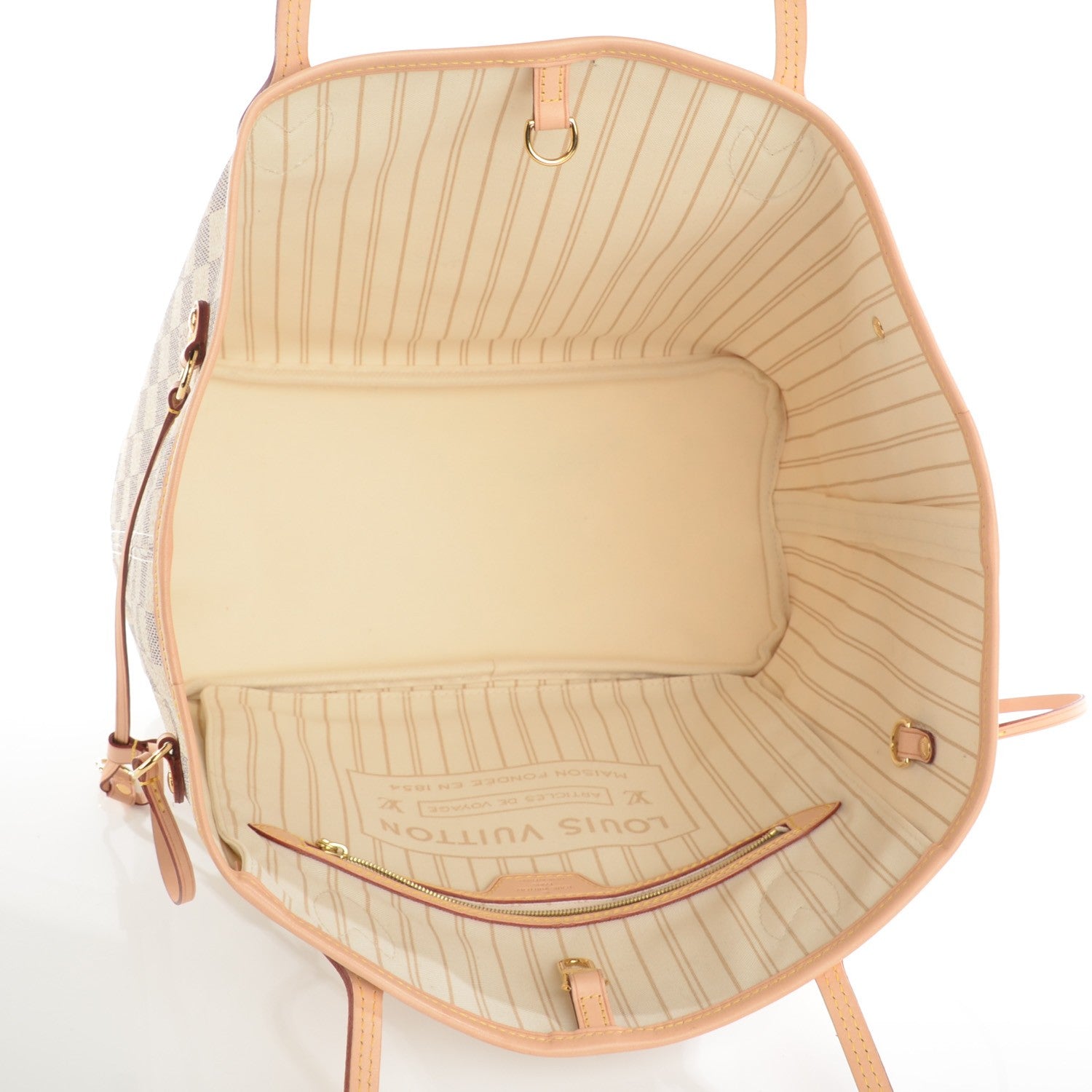 Louis Vuitton Damier Azur Neverfull MM 5 of 7