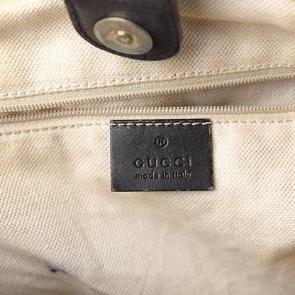 Gucci Monogram Medium Sukey Tote Dark Brown 6 of 21