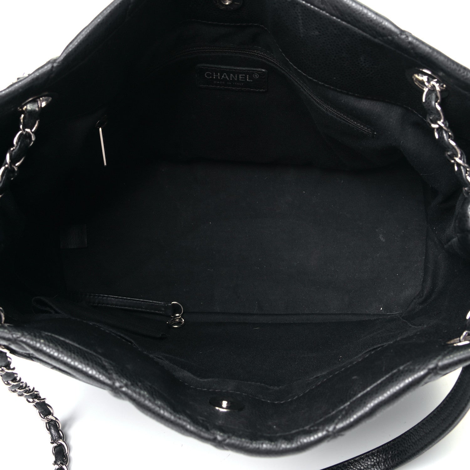 Chanel Caviar Quilted Timeless CC Soft Tote Black 6 of 8