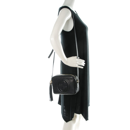 Gucci Pebbled Calfskin Small Soho Disco Bag Black 2 of 7