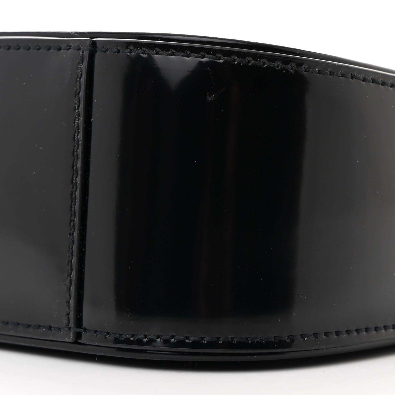 Saint Laurent Patent Monochrome Le 5 A 7 Hobo Black 10 of 10
