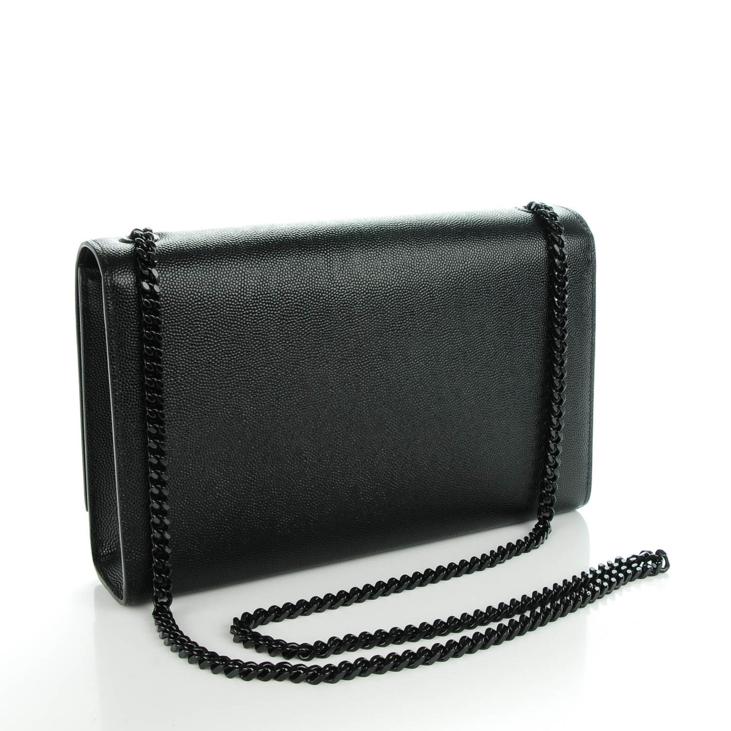 Grain De Poudre Medium Classic Monogram Satchel Black