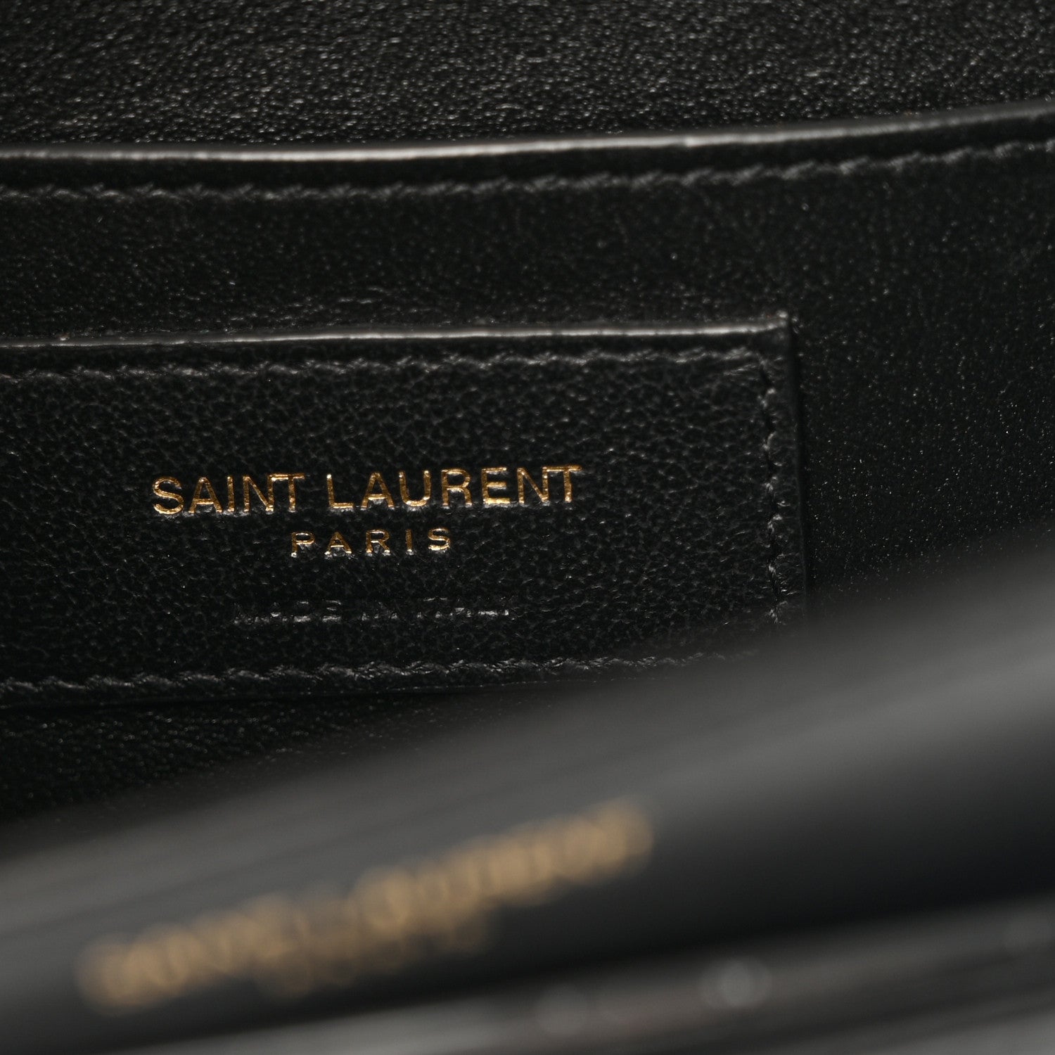 Saint Laurent Vernice Diamond Small Solferino Satchel Black 6 of 9