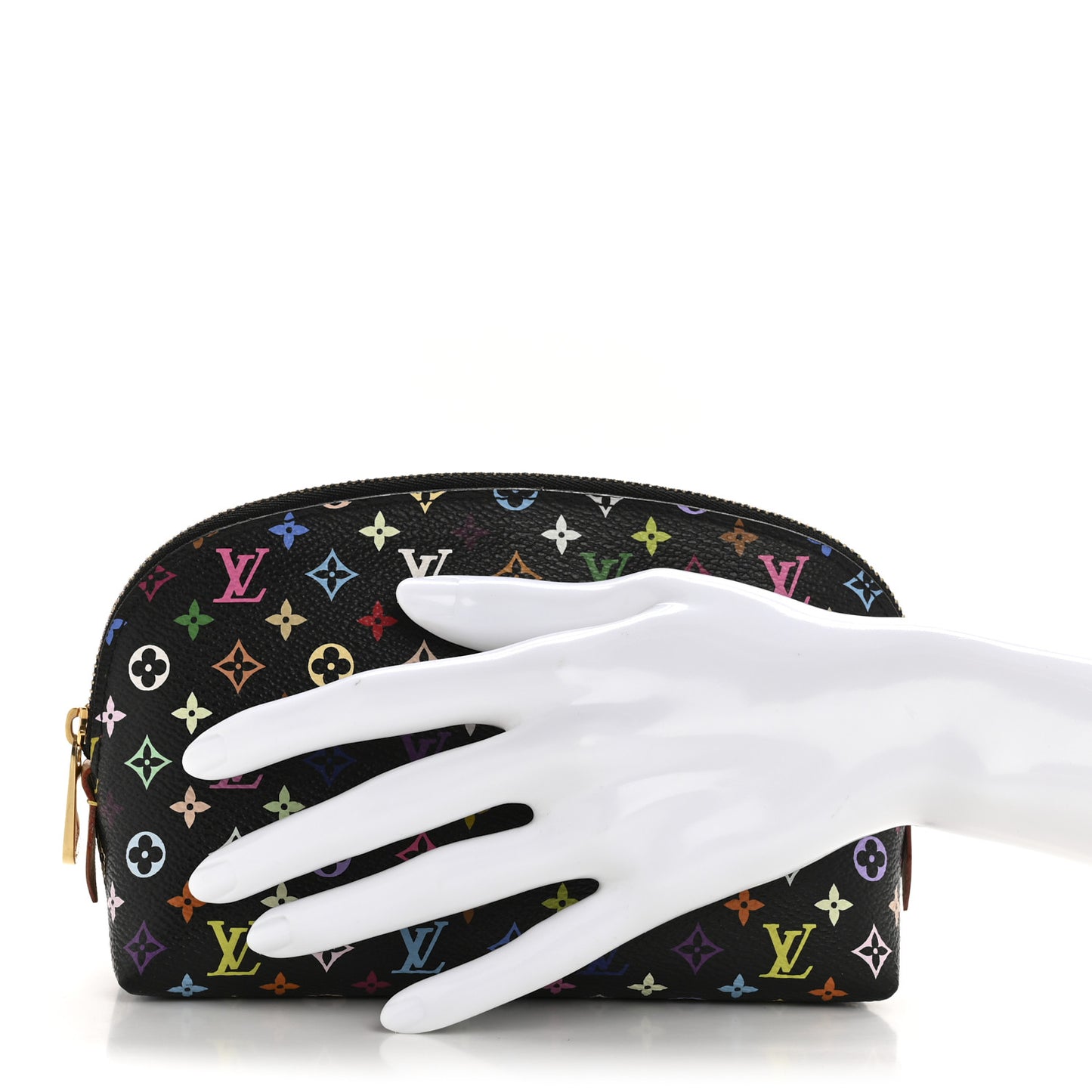 Monogram Multicolor Cosmetic Pouch Black Grenade