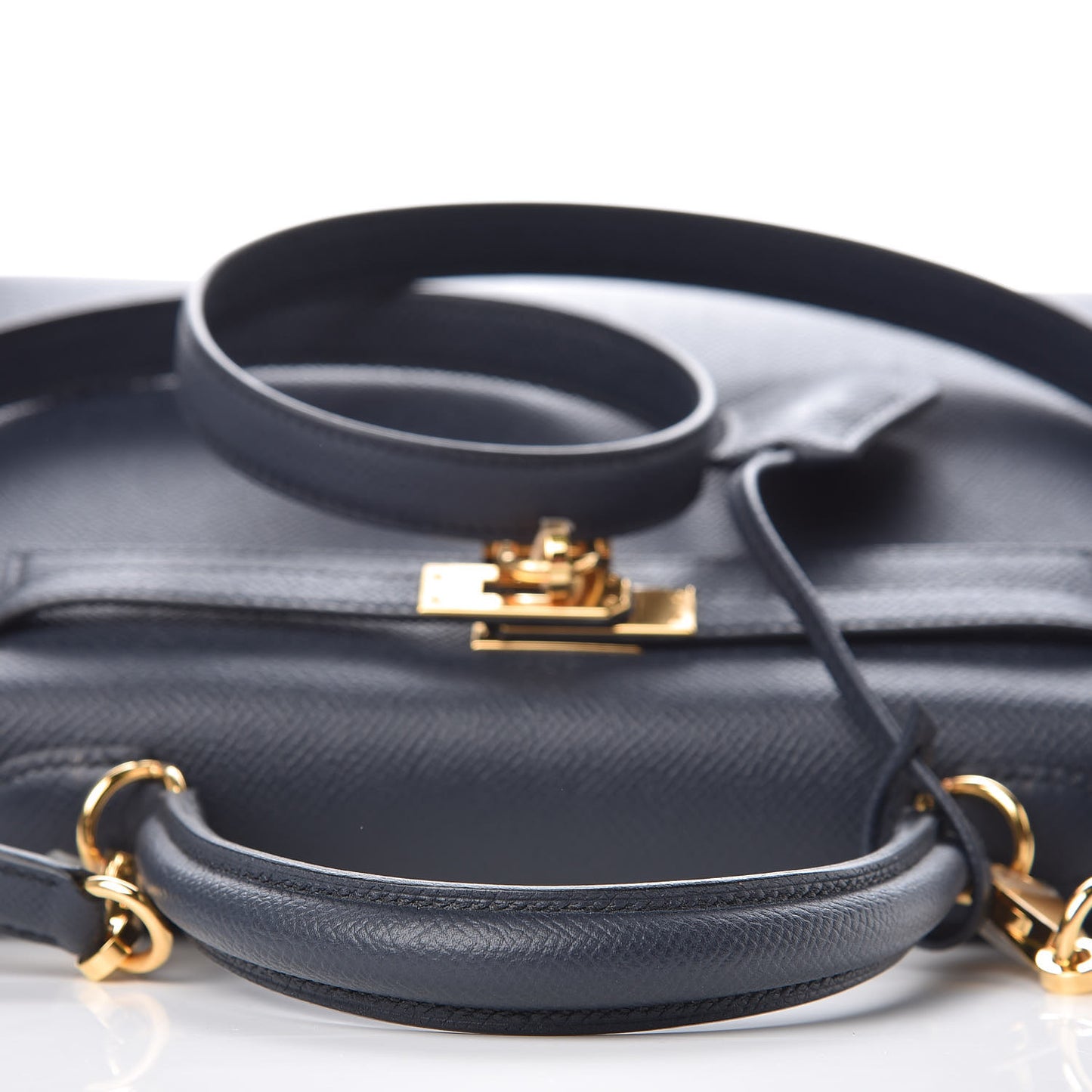 Epsom Kelly Sellier 25 Bleu Indigo