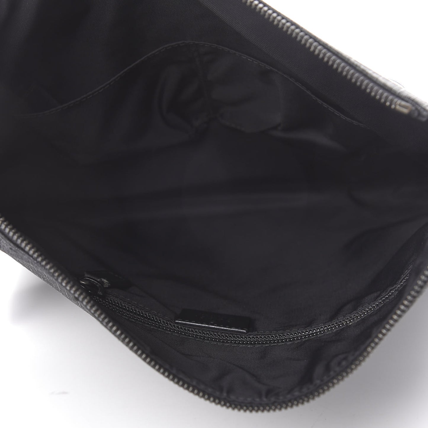 GG Supreme Monogram Crossbody Messenger Bag Black Grey