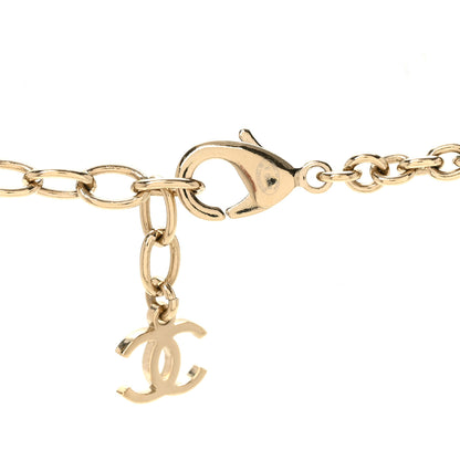 Chanel Crystal CC Twist Long Necklace Gold 5 of 6
