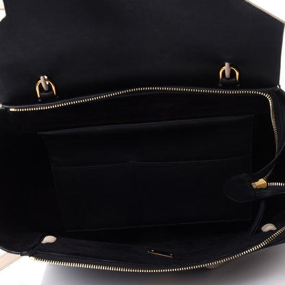 Celine Smooth Calfskin Small Bi-Color Belt Bag Black Cream 4 of 4