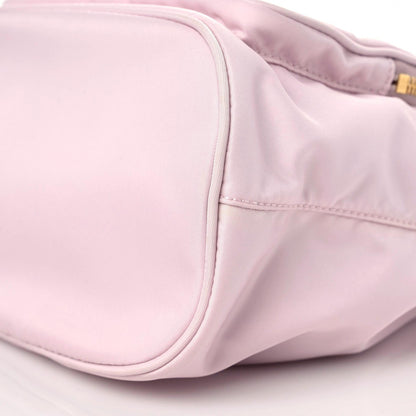 Prada Re-Nylon Saffiano Duet Bucket Crossbody Bag Alabastro 9 of 12