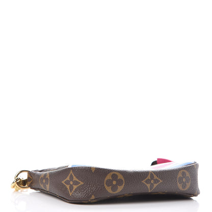 Louis Vuitton Monogram 2018 Christmas Animation Mini Bears Pochette Accessories 4 of 9
