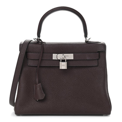 Hermes Taurillon Clemence Kelly Retourne 28 Rouge Sellier 1 of 10