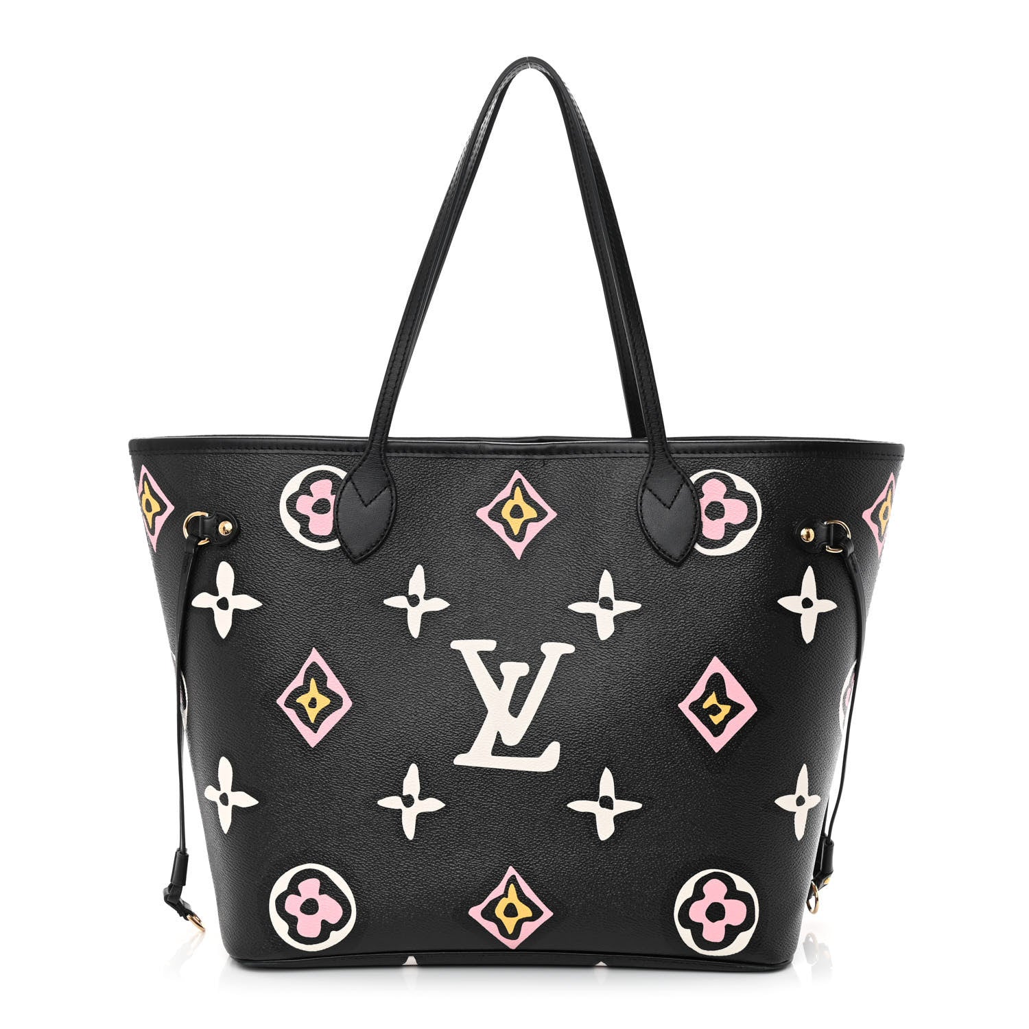 Louis Vuitton Monogram Giant Wild At Heart Neverfull MM Black 3 of 12