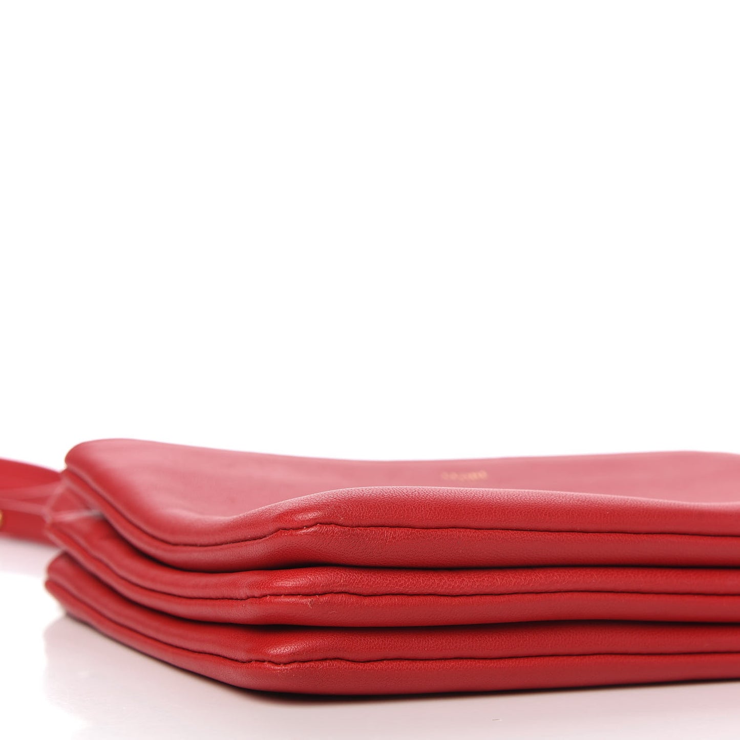 Lambskin Small Trio Crossbody Bag Red