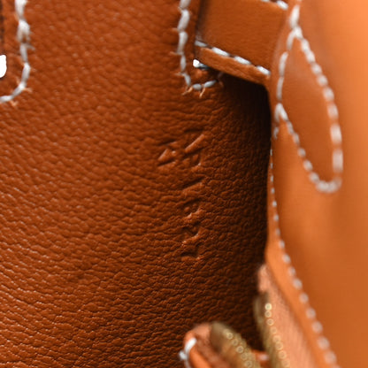 Hermes Veau Butler Kelly Sellier 25 Natural Sable 7 of 12