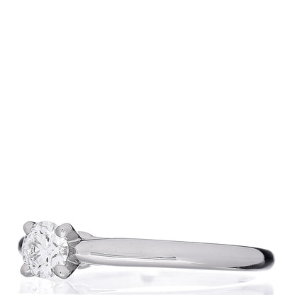 Cartier Platinum Diamond .20ct Solitaire Engagement Ring 47 4 3 of 7