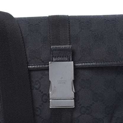 Gucci GG Monogram Web Buckle Belt Bag Black 9 of 9