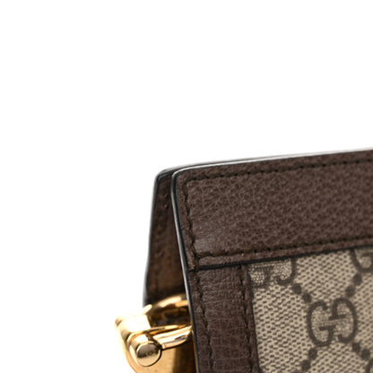 Gucci GG Supreme Monogram Web Small Ophidia Chain Shoulder Bag Brown 14 of 16