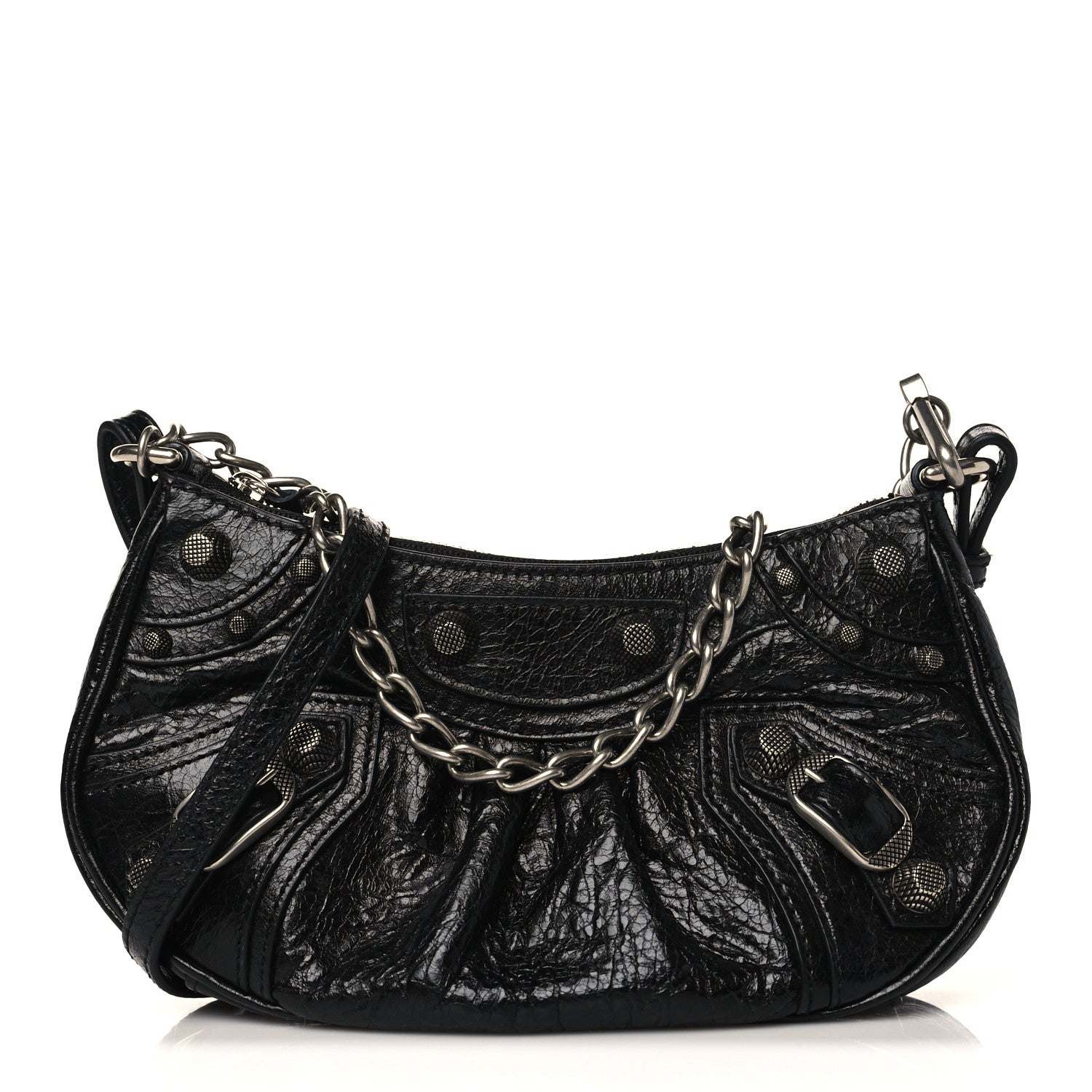 Balenciaga Agneau Arena Le Cagole Mini Purse With Chain Black 1 of 9