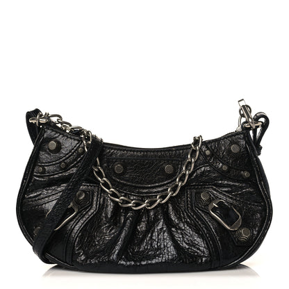 Balenciaga Agneau Arena Le Cagole Mini Purse With Chain Black 1 of 9