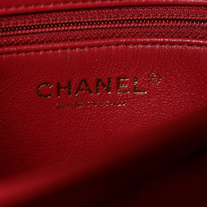 Chanel Lambskin Quilted Medium Trendy CC Flap Dual Handle Bag Dark Pink 6 of 11