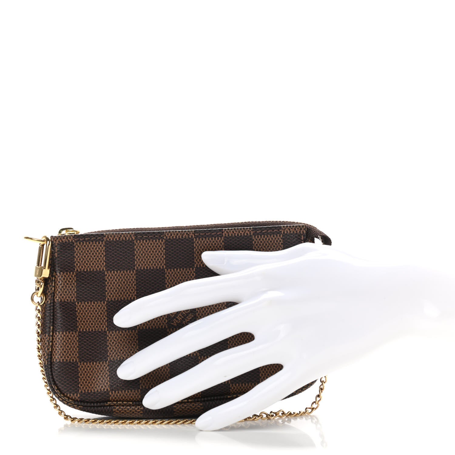 Louis Vuitton Damier Ebene Mini Pochette Accessories 2 of 8