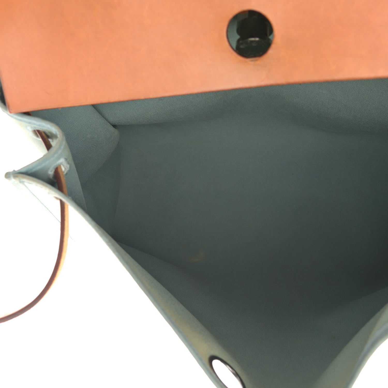 Hermes Toile Officier Barenia Herbag Zip PM 39 Ciel Natural 6 of 22