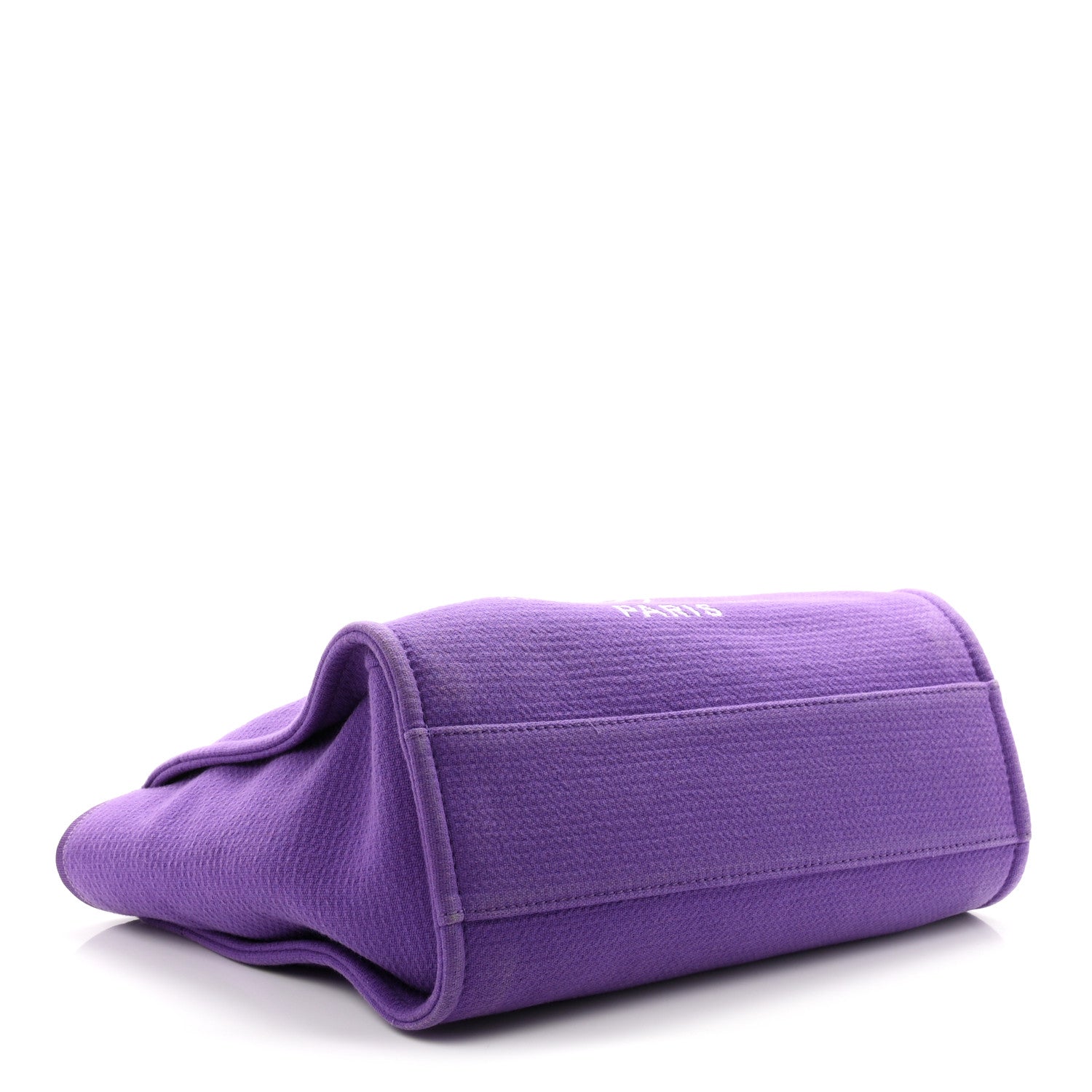Chanel Mixed Fibers Small Deauville Tote Purple 4 of 10