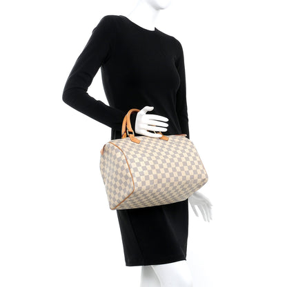 Louis Vuitton Damier Azur Speedy 30 2 of 9