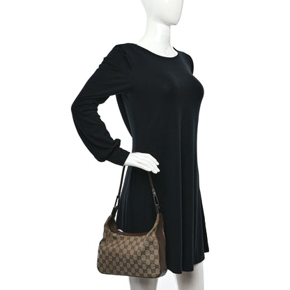 Gucci Monogram GG Clasp Hobo Tan 2 of 9